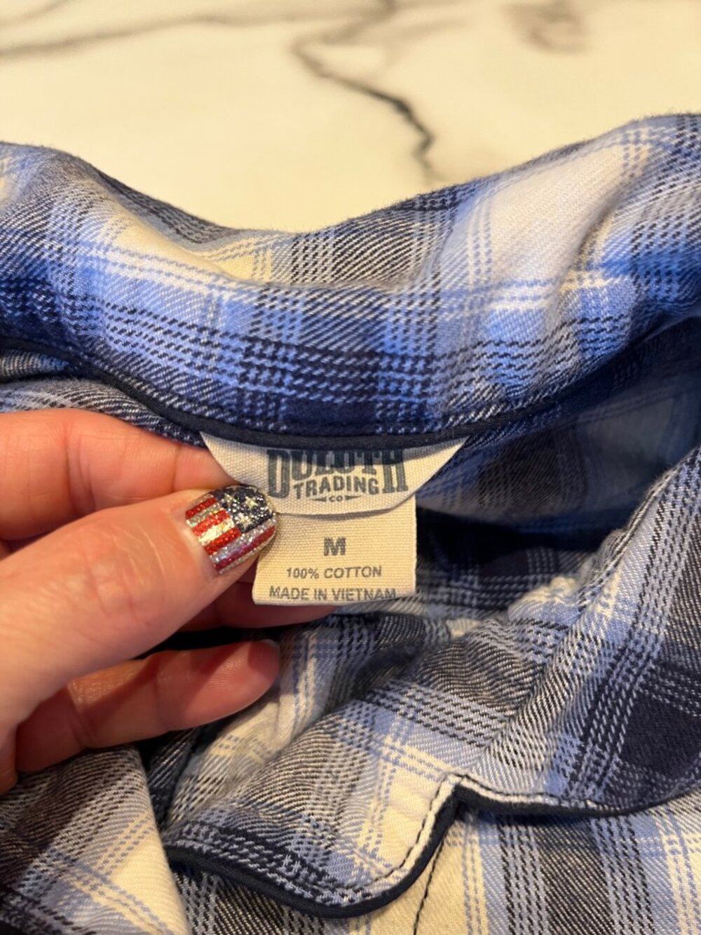 Duluth Trading Company. Free Swingin' Flannel Pajama Set Medium - Picture 12 of 16